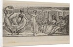 Menalcus Watching Women Dance, from Thornton's Pastorals of Virgil, 1821 by William Blake