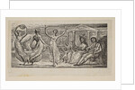 Menalcus Watching Women Dance, from Thornton's Pastorals of Virgil, 1821 by William Blake