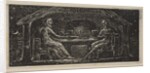 Thenot and Colinet Eat Their Evening Meal, from Thornton's Pastorals of Virgil, 1821 by William Blake
