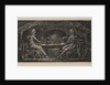 Thenot and Colinet Eat Their Evening Meal, from Thornton's Pastorals of Virgil, 1821 by William Blake