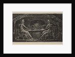 Thenot and Colinet Eat Their Evening Meal, from Thornton's Pastorals of Virgil, 1821 by William Blake