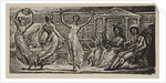 Menalcus Watching Women Dance, from Thornton's Pastorals of Virgil, 1821 by William Blake