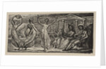 Menalcus Watching Women Dance, from Thornton's Pastorals of Virgil, 1821 by William Blake