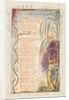Songs of Innocence and of Experience: The Little Girl Lost, ca. 1825 by William Blake