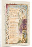 Songs of Innocence and of Experience: The Little Girl Lost, ca. 1825 by William Blake