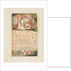 Songs of Innocence and of Experience: The Little Vagabond, ca. 1825 by William Blake