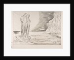 The Circle of Traitors: Dante's Foot Striking Bocca degli Abbate, from Dante's Infe…, ca. 1825-27 by William Blake