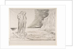 The Circle of Traitors: Dante's Foot Striking Bocca degli Abbate, from Dante's Infe…, ca. 1825-27 by William Blake