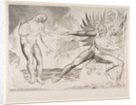 The Circle of Corrupt Officials: The Devils Tormenting Ciampolo, from Dante's Infer…, ca. 1825-27 by William Blake