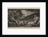 Thenot Under a Fruit Tree, from Thornton's Pastorals of Virgil, 1821 by William Blake