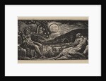 Thenot Under a Fruit Tree, from Thornton's Pastorals of Virgil, 1821 by William Blake