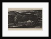 Colinet's Journey, Milestone Marked 'LXII Miles to London', from Thornton's Pastorals of V…, 1821 by William Blake