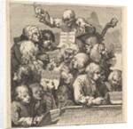 A Chorus of Singers, or The Oratorio, December 1732 by William Hogarth