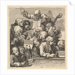 A Chorus of Singers, or The Oratorio, December 1732 by William Hogarth