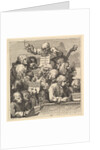 A Chorus of Singers, or The Oratorio, December 1732 by William Hogarth