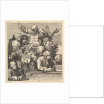 A Chorus of Singers, or The Oratorio, December 1732 by William Hogarth