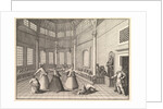 The Inside of a Mosque, the Dervishes Dancin by William Hogarth
