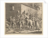 Hudibras and Ralpho Made Prisoners and Carried to the Stock by William Hogarth