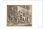 Hudibras and Ralpho Made Prisoners and Carried to the Stock by William Hogarth
