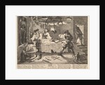 Hudibras beats Sidrophel and his man Whacu by William Hogarth