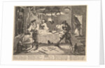 Hudibras beats Sidrophel and his man Whacu by William Hogarth