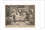 Hudibras beats Sidrophel and his man Whacu by William Hogarth