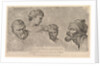 Four Heads From the Raphael Cartoons at Hampton Court, May 14, 1781 by William Hogarth