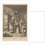 The Curate and the Barber Disguising Themselves to convey Don Quixote Hom by William Hogarth