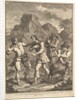 Don Quixote and the Knight of the Rock, 1756 or after by William Hogarth