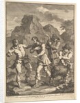 Don Quixote and the Knight of the Rock, 1756 or after by William Hogarth