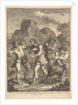 Don Quixote and the Knight of the Rock, 1756 or after by William Hogarth