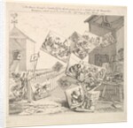The Battle of the Pictures, 1745 by William Hogarth