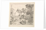 The Battle of the Pictures, 1745 by William Hogarth