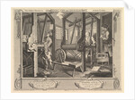 The Fellow 'Prentices at their Looms: Industry and Idleness, plate 1, September 30, 1747 by William Hogarth