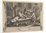 The Idle 'Prentice at Play in the Churchyard: Industry and Idleness, plate 3, September 30, 1747 by William Hogarth