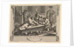 The Idle 'Prentice at Play in the Churchyard: Industry and Idleness, plate 3, September 30, 1747 by William Hogarth