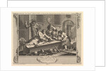 The Idle 'Prentice at Play in the Churchyard: Industry and Idleness, plate 3, September 30, 1747 by William Hogarth