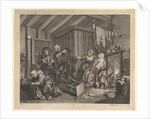 A Harlot's Progress, Plate 5, April 1732 by William Hogarth