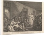 A Rake's Progress, Plate 8, [June 25, 1735] reissued 1763 by William Hogarth