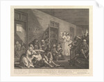 A Rake's Progress, Plate 8, [June 25, 1735] reissued 1763 by William Hogarth