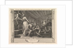 The Idle 'Prentice Betrayed by his Whore and Taken in a Night Cellar with hi…, September 30, 1747 by William Hogarth