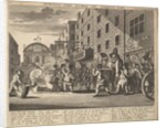 Burning the Rumps at Temple Bar, 1725-30 by Unknown