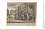 Burning the Rumps at Temple Bar, 1725-30 by Unknown