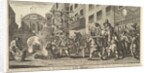 Burning the Rumps at Temple Ba by William Hogarth