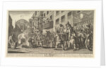 Burning the Rumps at Temple Ba by William Hogarth