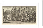 Burning the Rumps at Temple Ba by William Hogarth