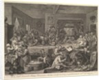 An Election Entertainment, Plate I: Four Prints of an Election, February 1755 by William Hogarth
