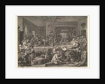 An Election Entertainment, Plate I: Four Prints of an Election, February 1755 by William Hogarth