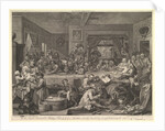 An Election Entertainment, Plate I: Four Prints of an Election, February 1755 by William Hogarth