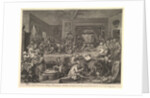 An Election Entertainment, Plate I: Four Prints of an Election, February 1755 by William Hogarth